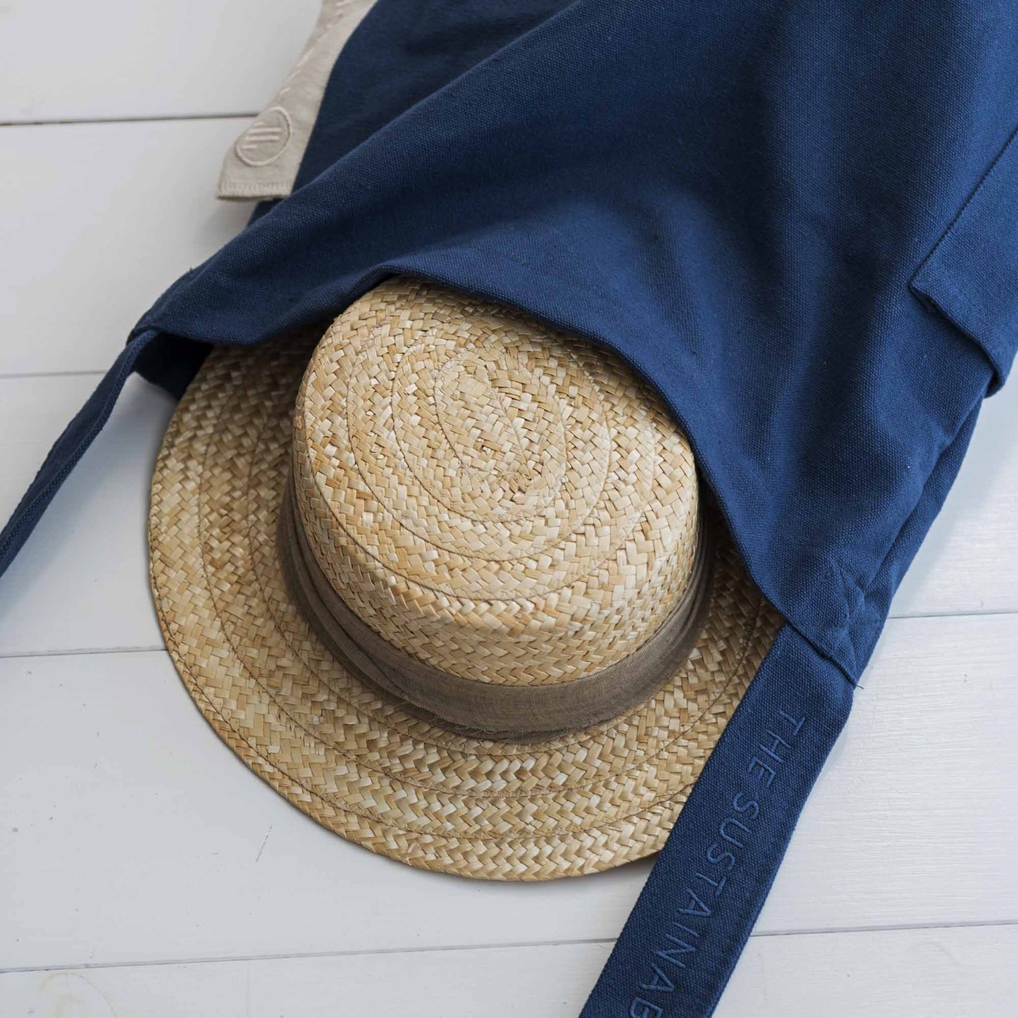 Mira Canvas Tas - Donker Denim: Blauw