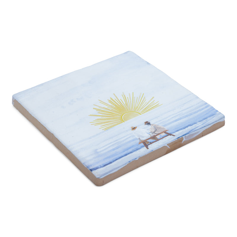 StoryTile - Watching the sunset together GOLD