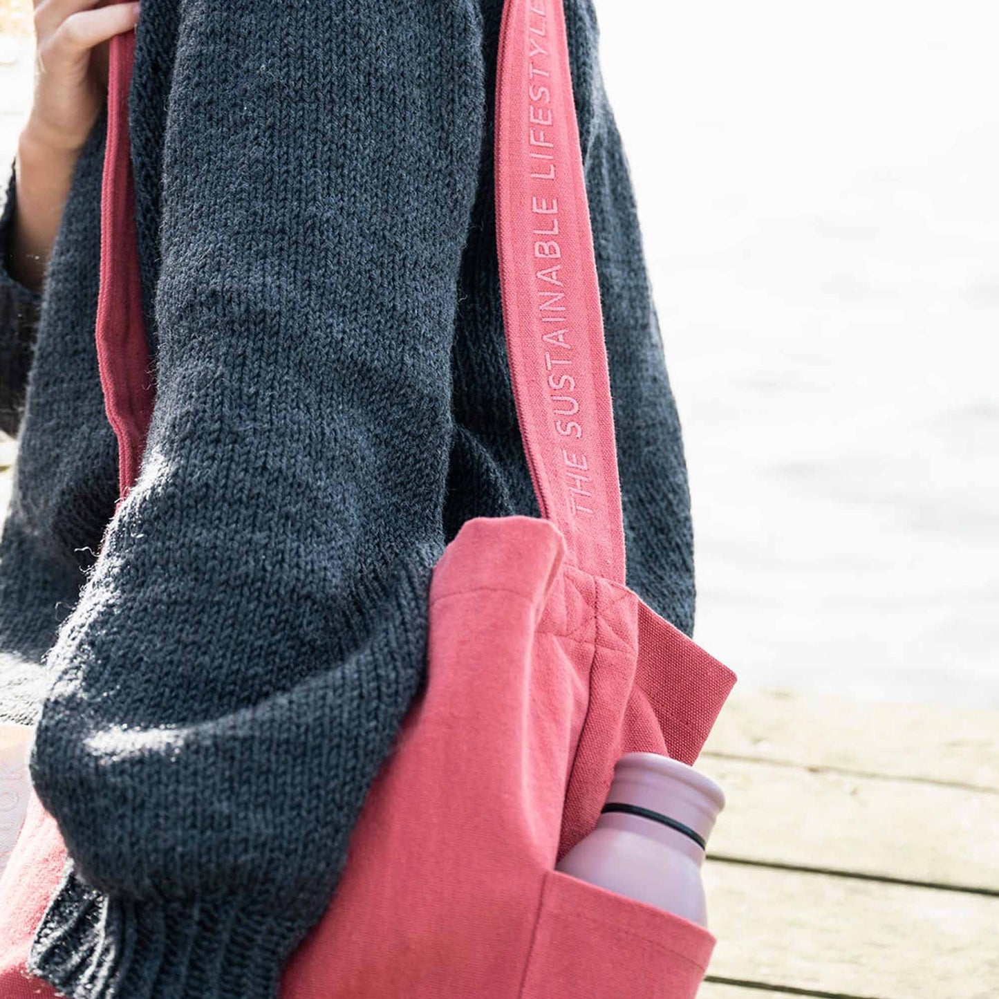 Mira Canvas Tas - Dusty Cedar