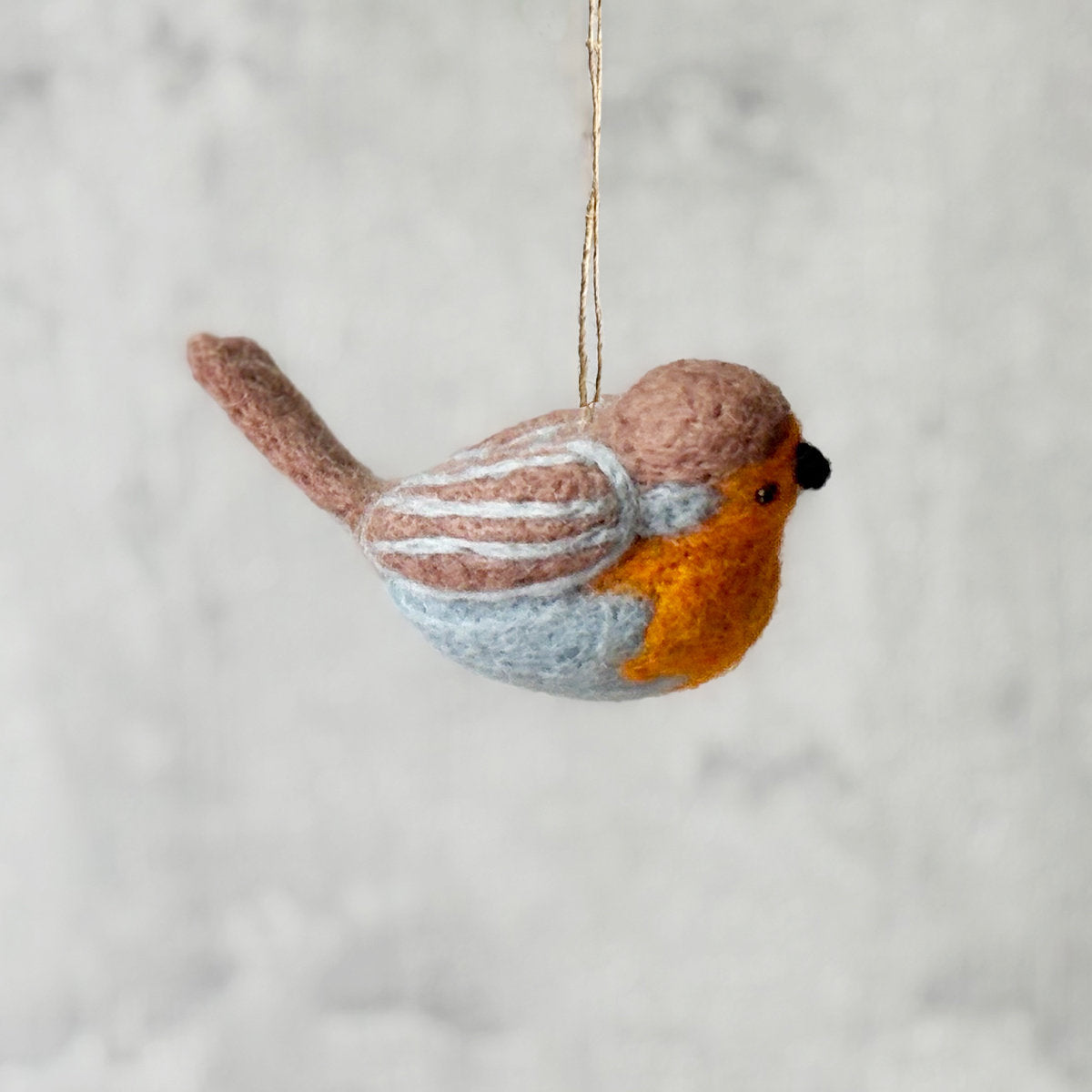 Vilten vogel: roodborstje