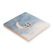 Afbeelding in Gallery-weergave laden, StoryTile - Little friends on the moon GOLD

