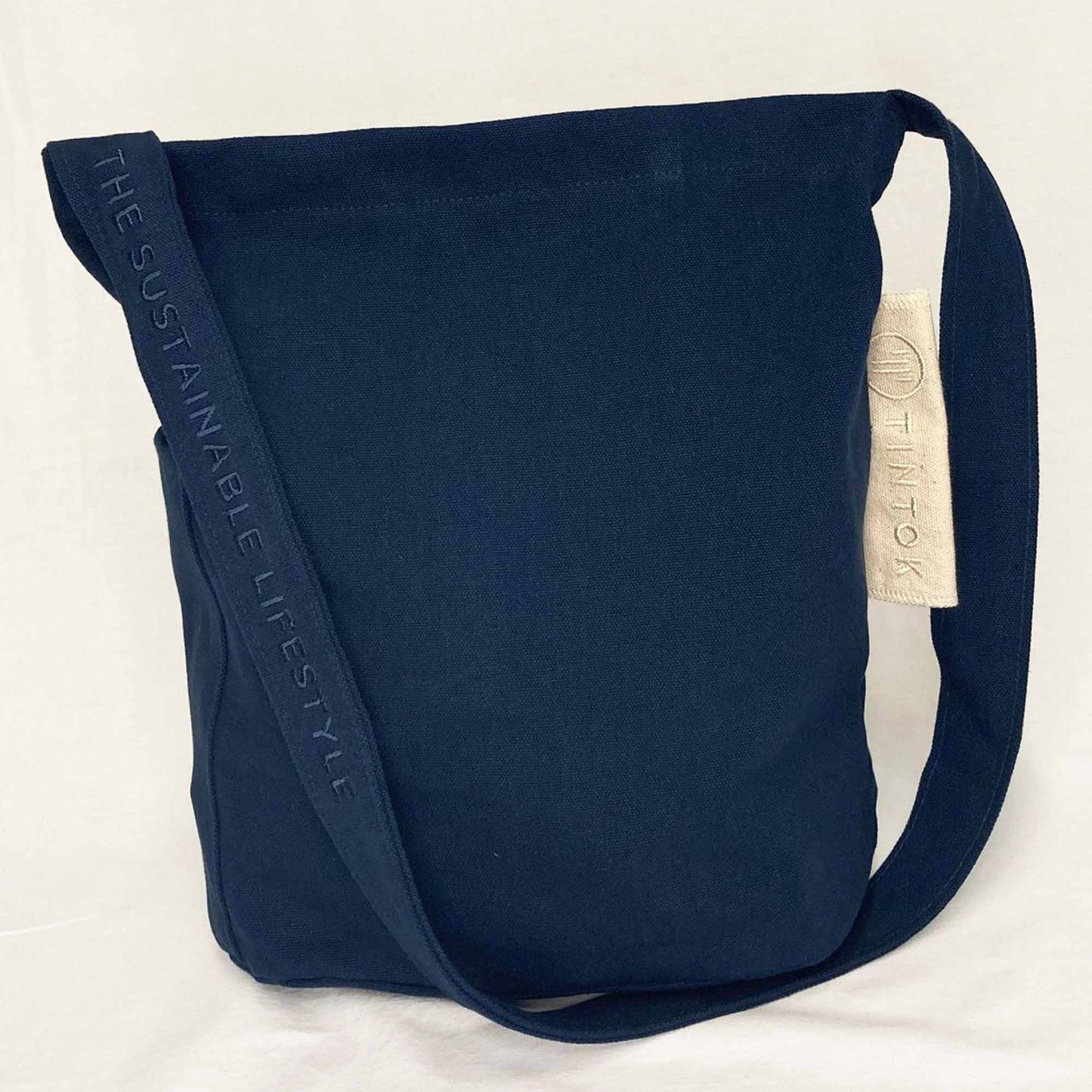 Mira Canvas Tas - Donker Denim: Blauw