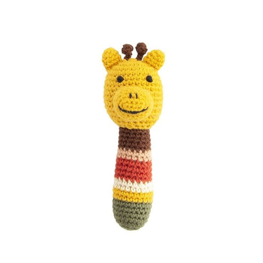 Rammelaar gehaakt Jungle - Giraffe