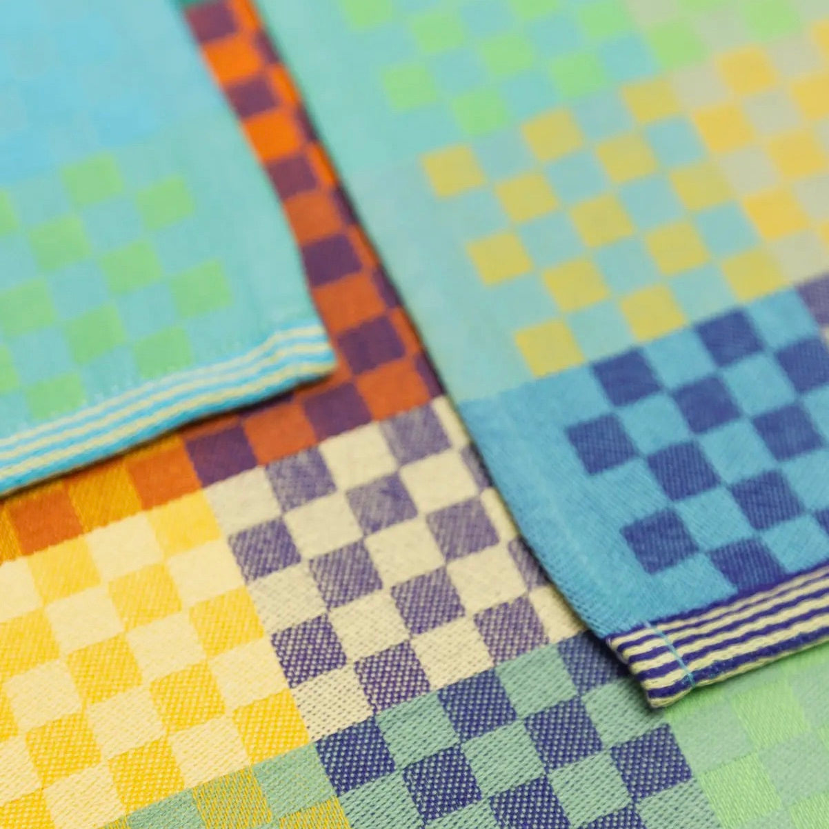 Theedoek Editie #57B Checkered Check