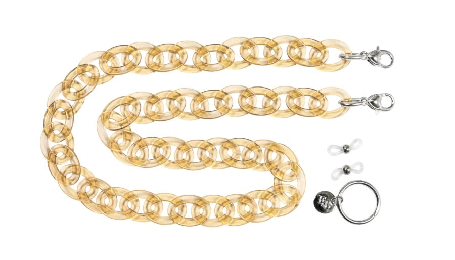 Zonnebril ketting Burnt Yellow