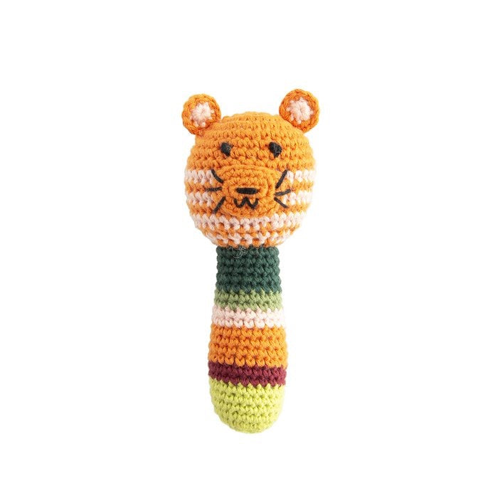 Rammelaar gehaakt Jungle - Tijger