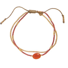 Afbeelding in Gallery-weergave laden, A Beautiful Story sieraden armband feeling carnelian oranje roze
