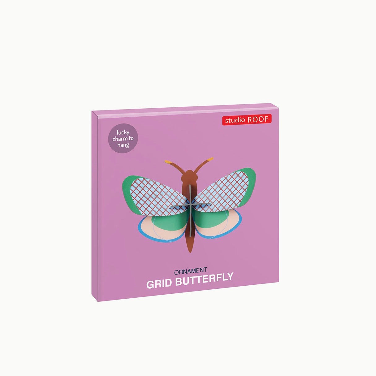 Grid Butterfly Lucky Charm