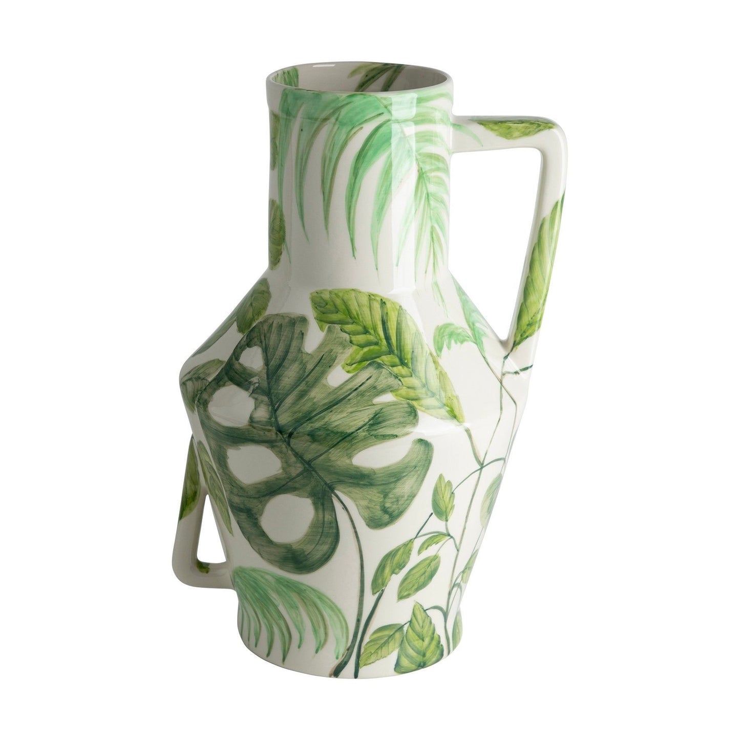 Hand-painted vase Bed of flowers - small