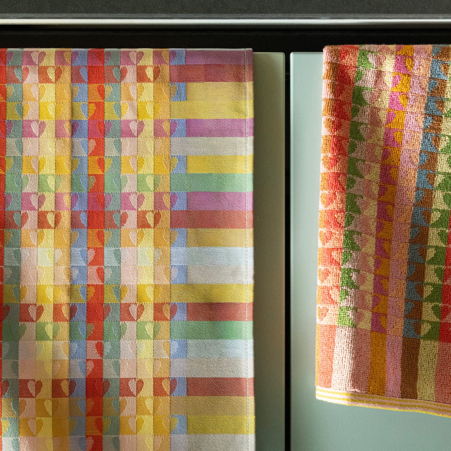 Other half tea towel + kitchen towel #115