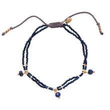 Afbeelding in Gallery-weergave laden, A Beautiful Story sieraden armband Honor lapis lazuli blauw

