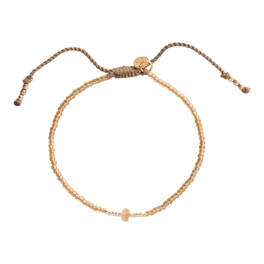 A Beautiful Story sieraden armband knowing citrine