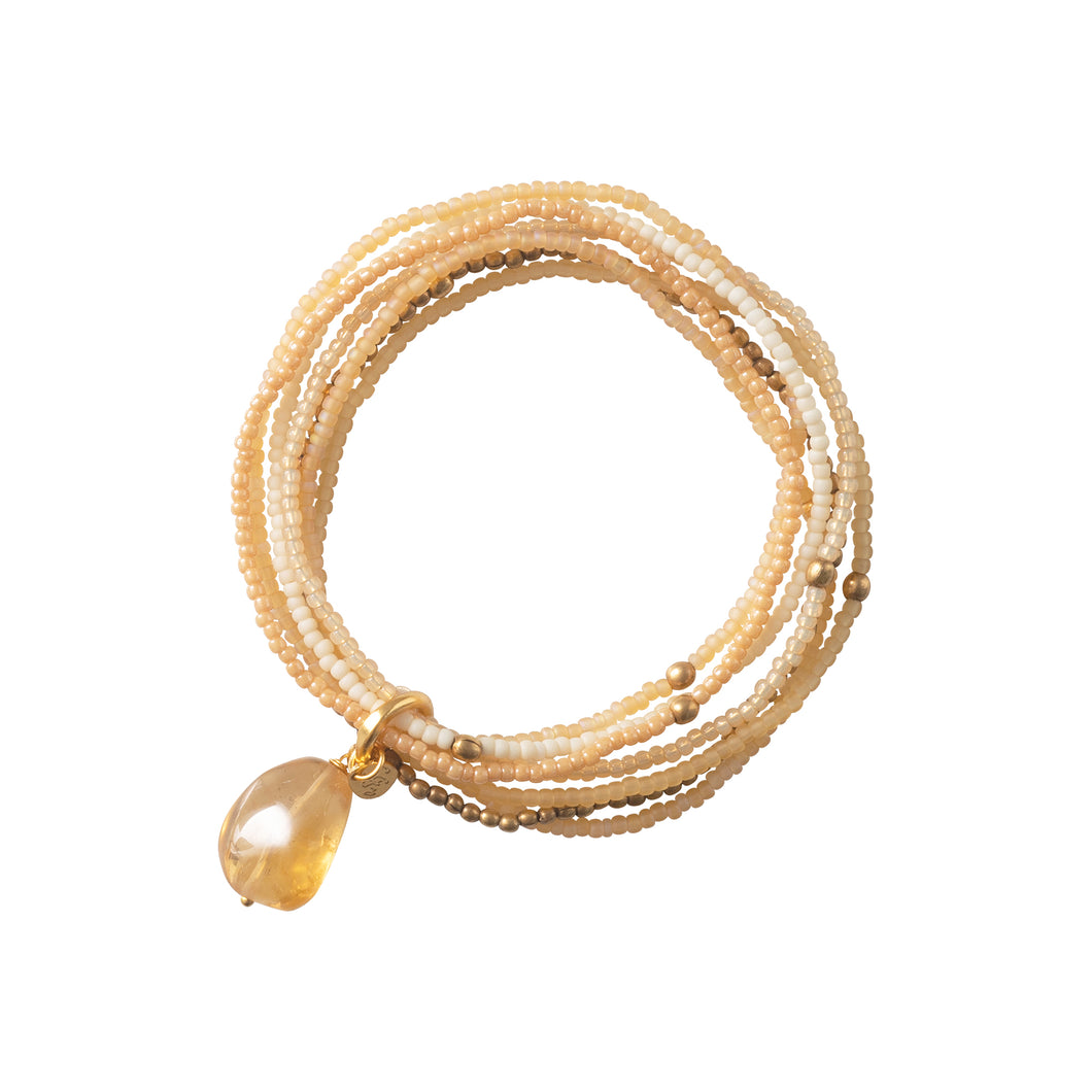 A Beautiful Story sieraden armband normal citrine geel 