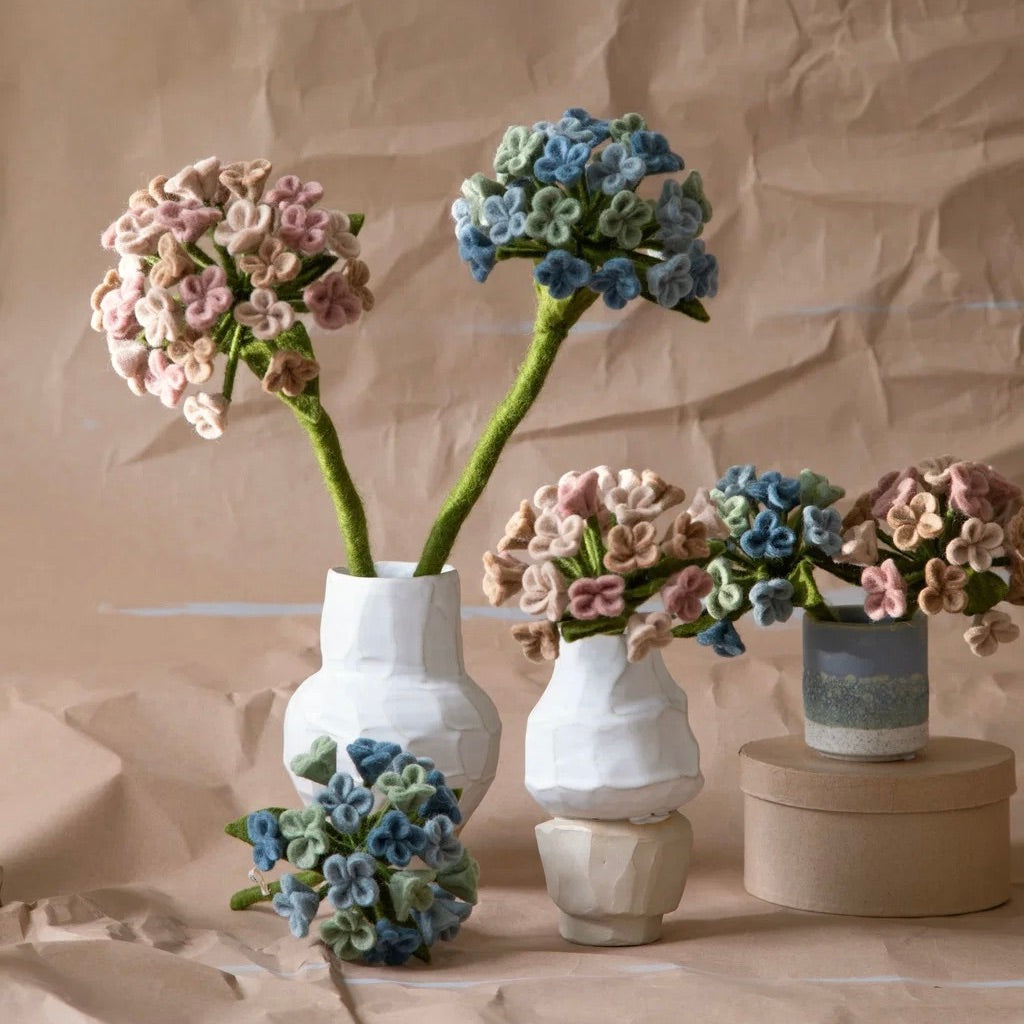 Lange hortensia roze