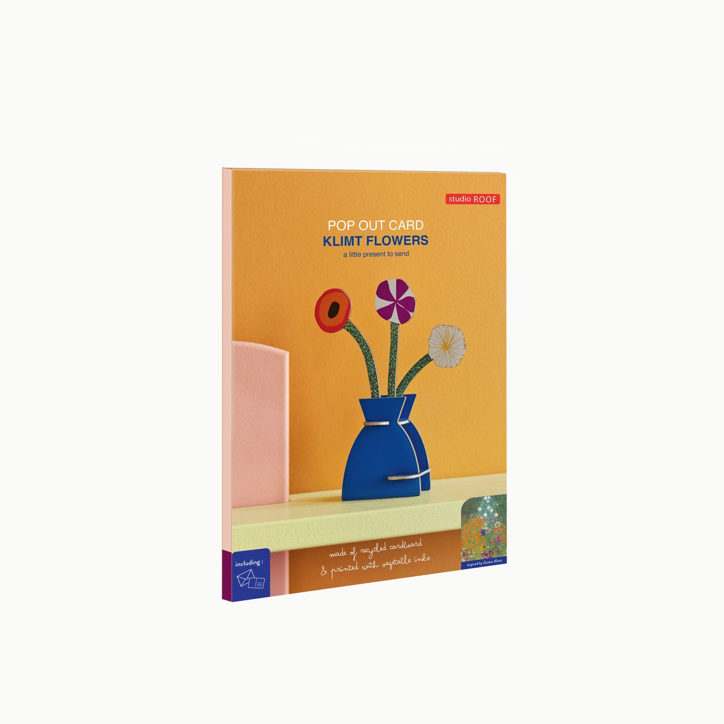 Pop-out card Klimt Flowers