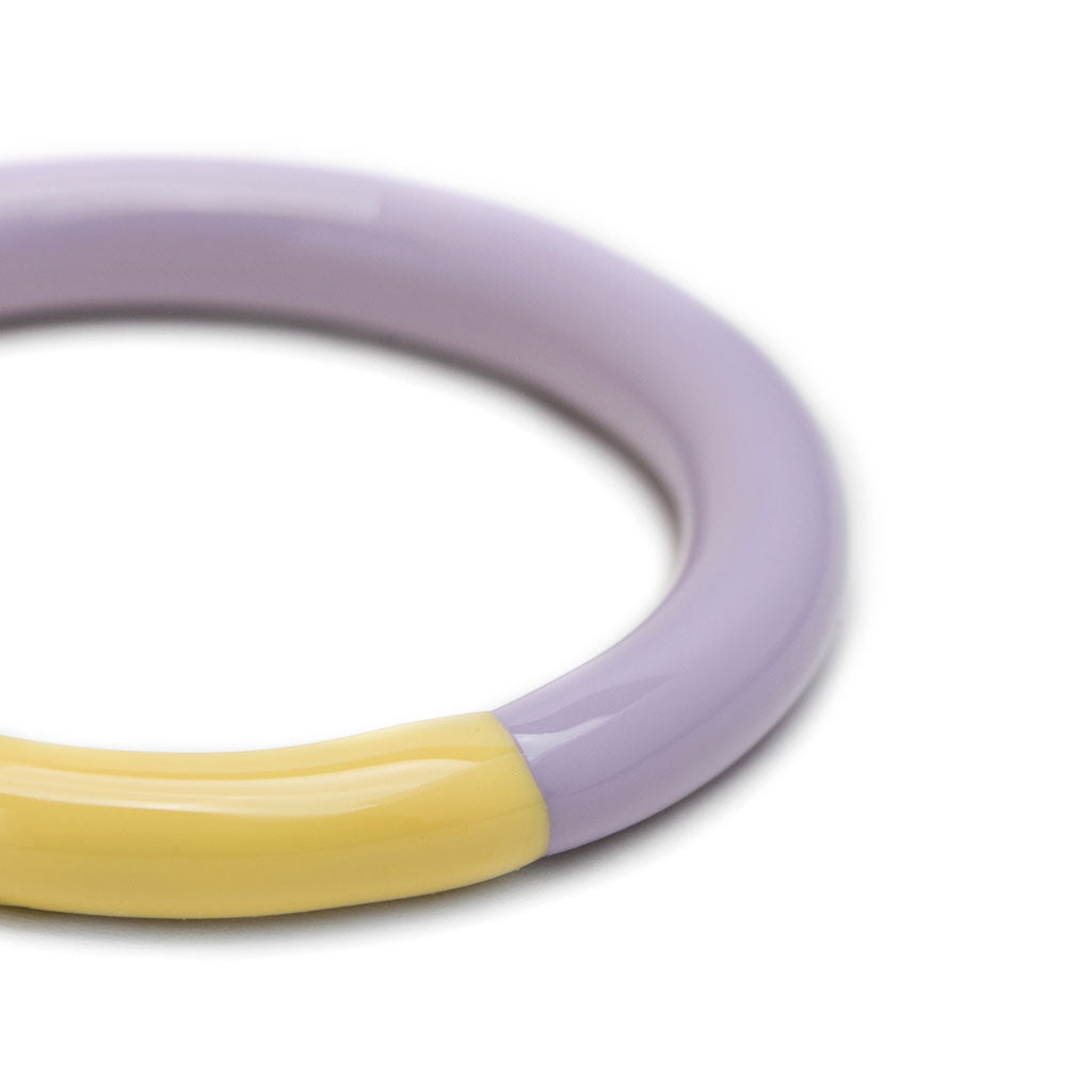 Ring - Double Color - Pale Yellow-Lavender