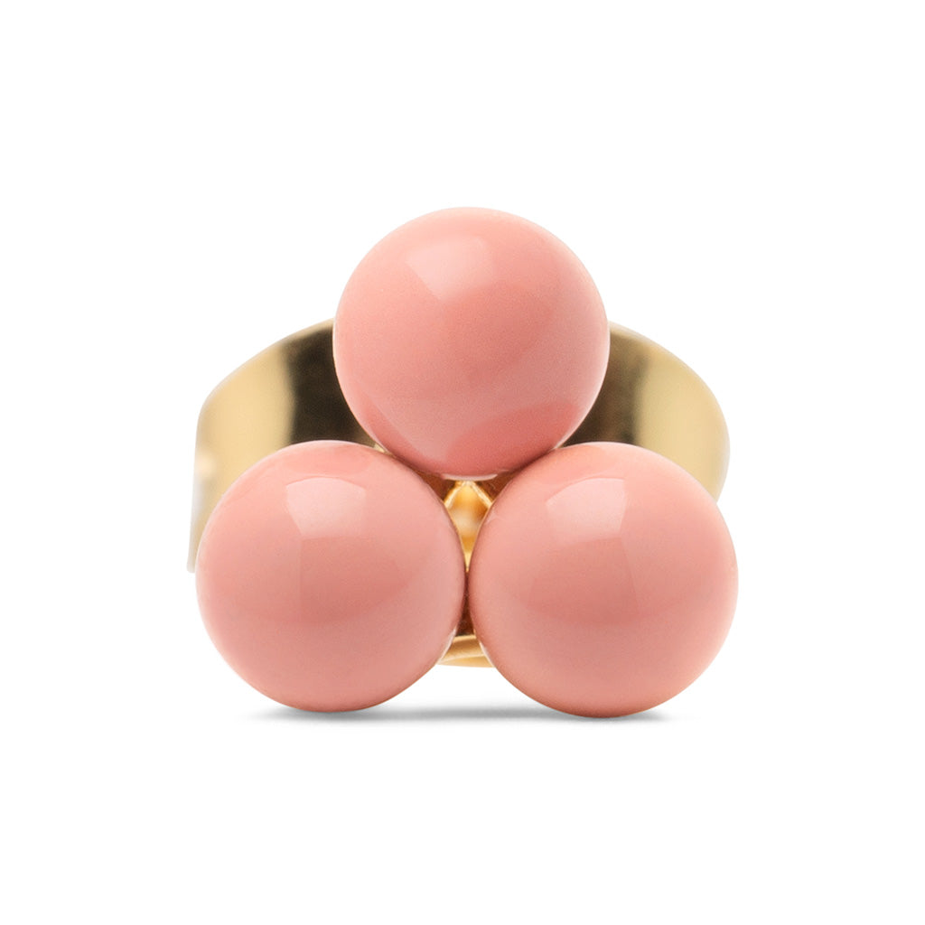 Oorbel Trio Burnt Coral