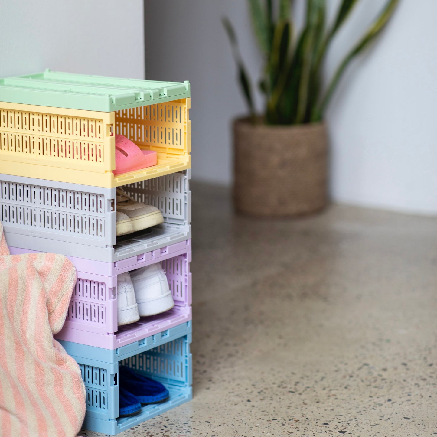 Made Crate Medium - opvouwbare opbergkrat van 100% gerecycled plastic
