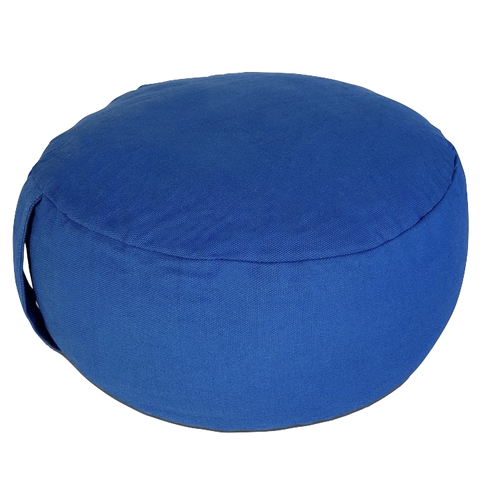 Meditatiekussen blauw