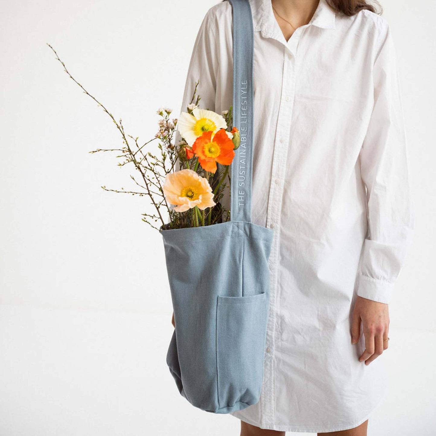 Mira Canvas Tas - Ashley Blauw