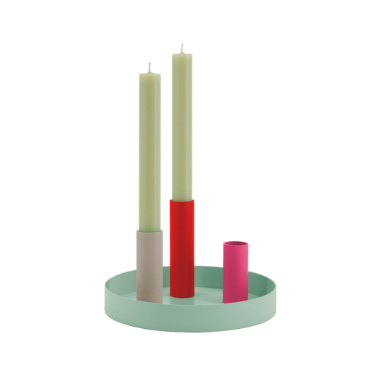 Magnetische kandelaar Luna mini blauw