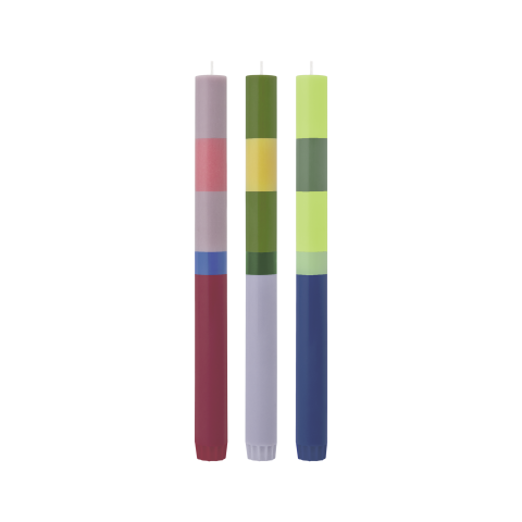 Kaarsenset Milano (3 stuks)