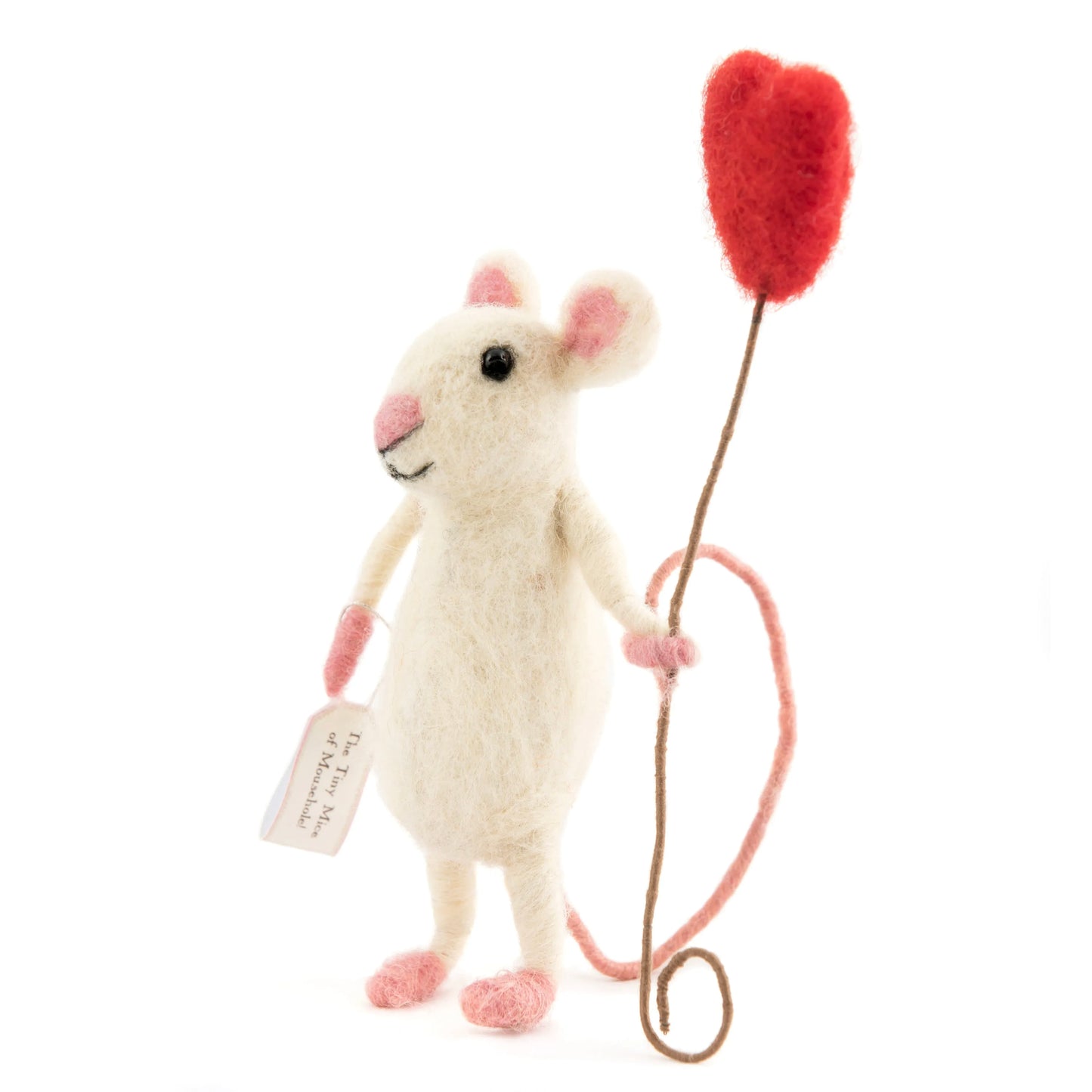 Souris avec ballon coeur