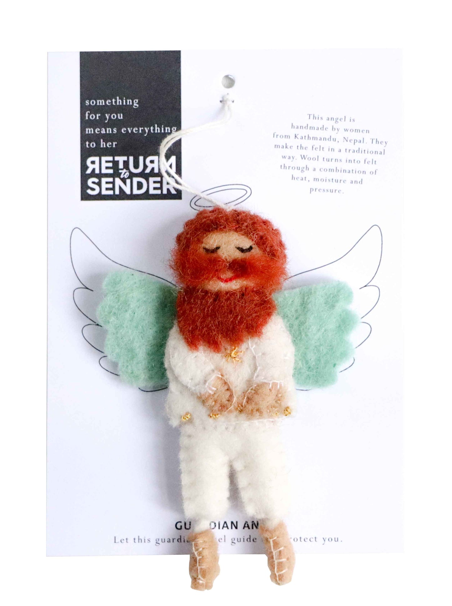 Angel of the world man