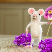 Mouse with violet