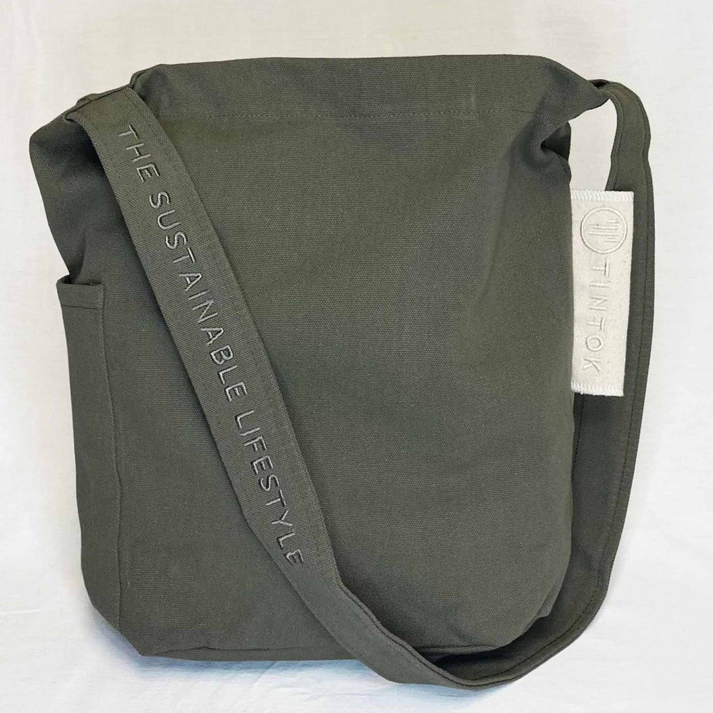 Mira Canvas Tas - Khaki
