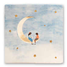 Afbeelding in Gallery-weergave laden, StoryTile - Little friends on the moon GOLD
