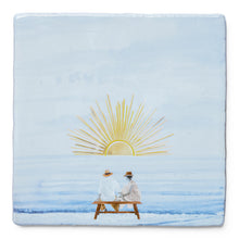 Load image into Gallery viewer, StoryTile - Watching the sunset together GOLD
