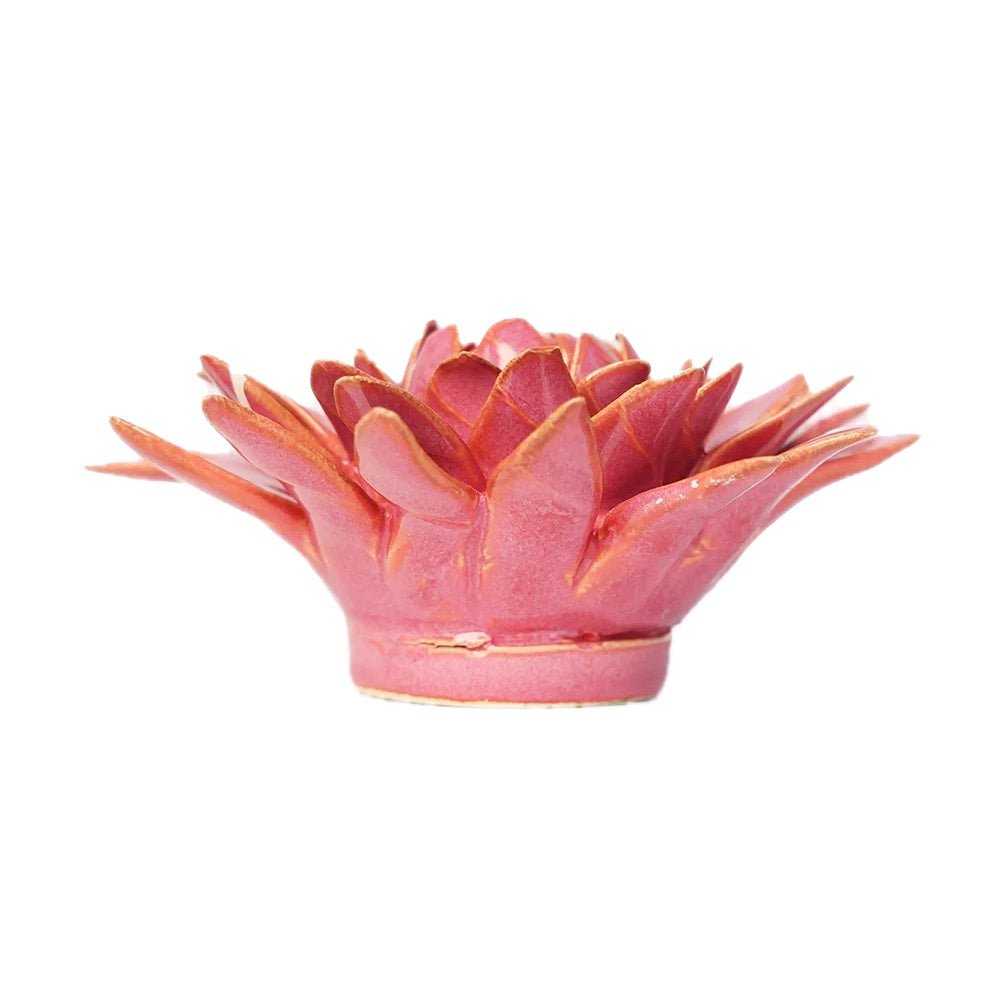 Wandbloem keramiek - Blush Pink Strawflower