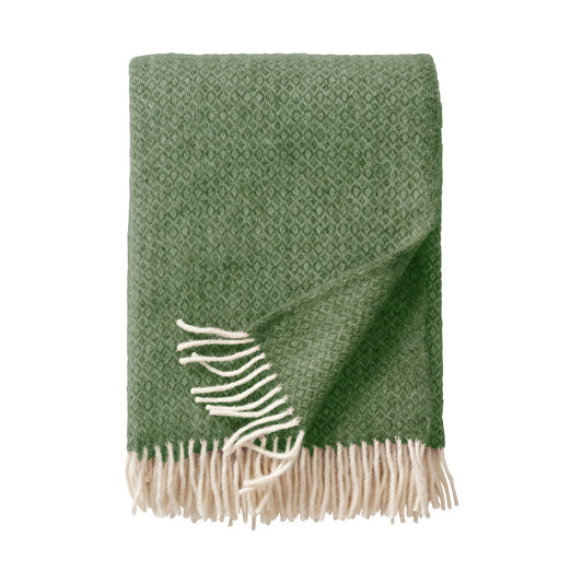 Wollen plaid Lima Bottle Green