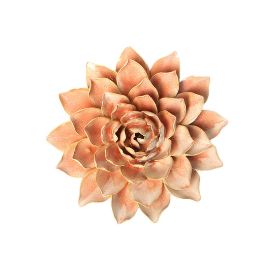 Wandbloem keramiek - Peach Pink Madonna Azalea