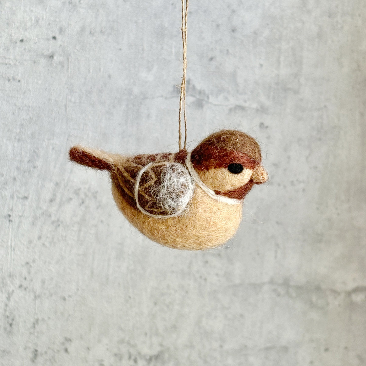Vilten vogel: musje
