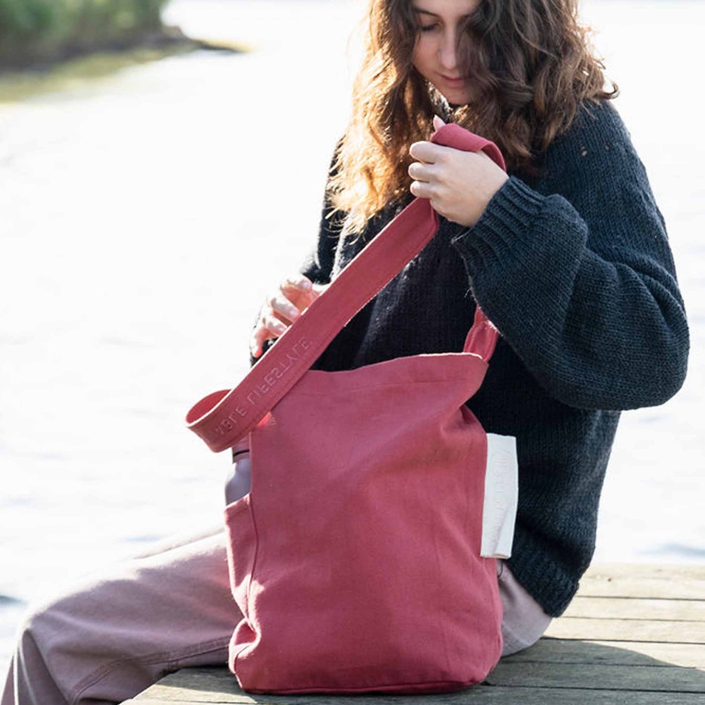 Mira Canvas Tas - Dusty Cedar