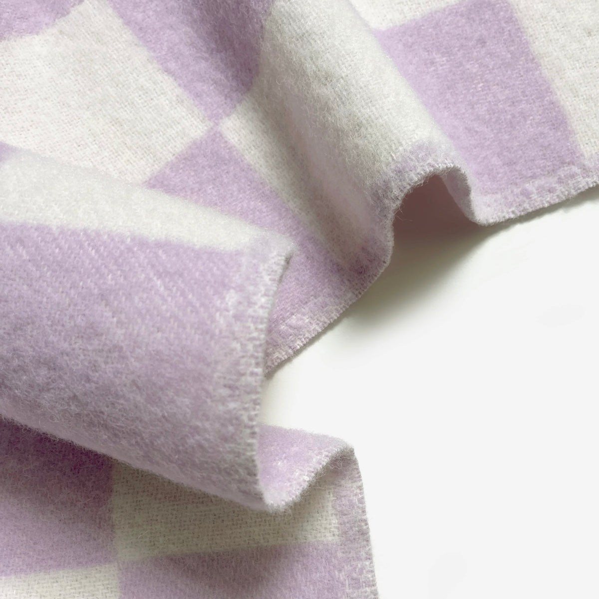 Checkerboard Plaid Lila-Wit