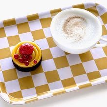 Afbeelding in Gallery-weergave laden, Dienblad Checker Mustard
