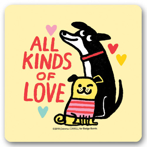 Onderzetter - All kinds of love