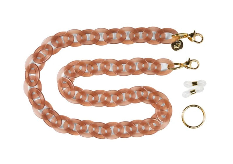 Zonnebril ketting Latte