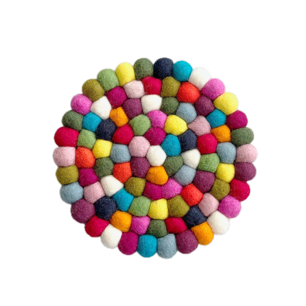 Dots coaster ocher