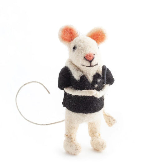 Souris en feutre de golf