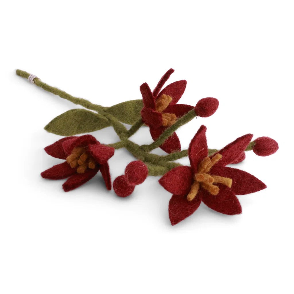 Nova Flower - Dark Red