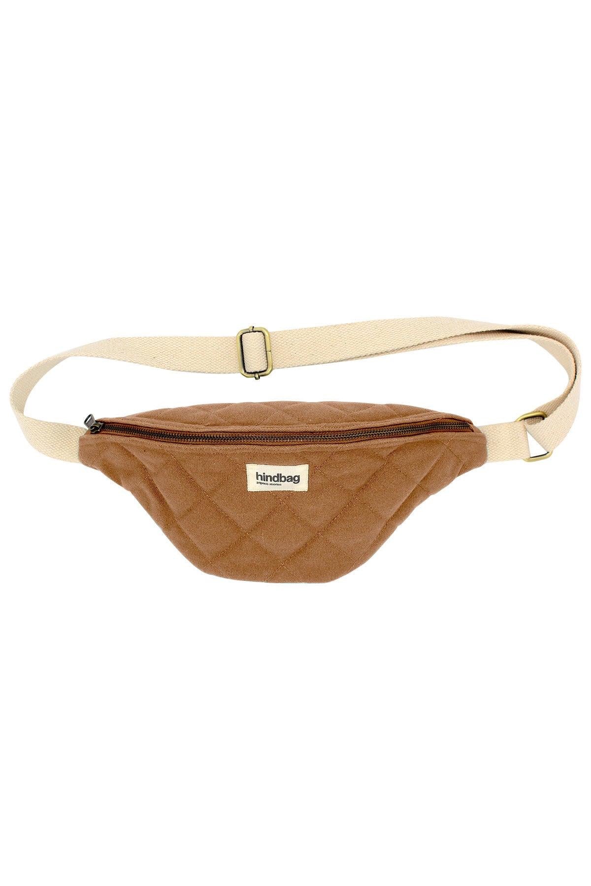 Crossbody bag Olivia gewatteerd - Kaneel