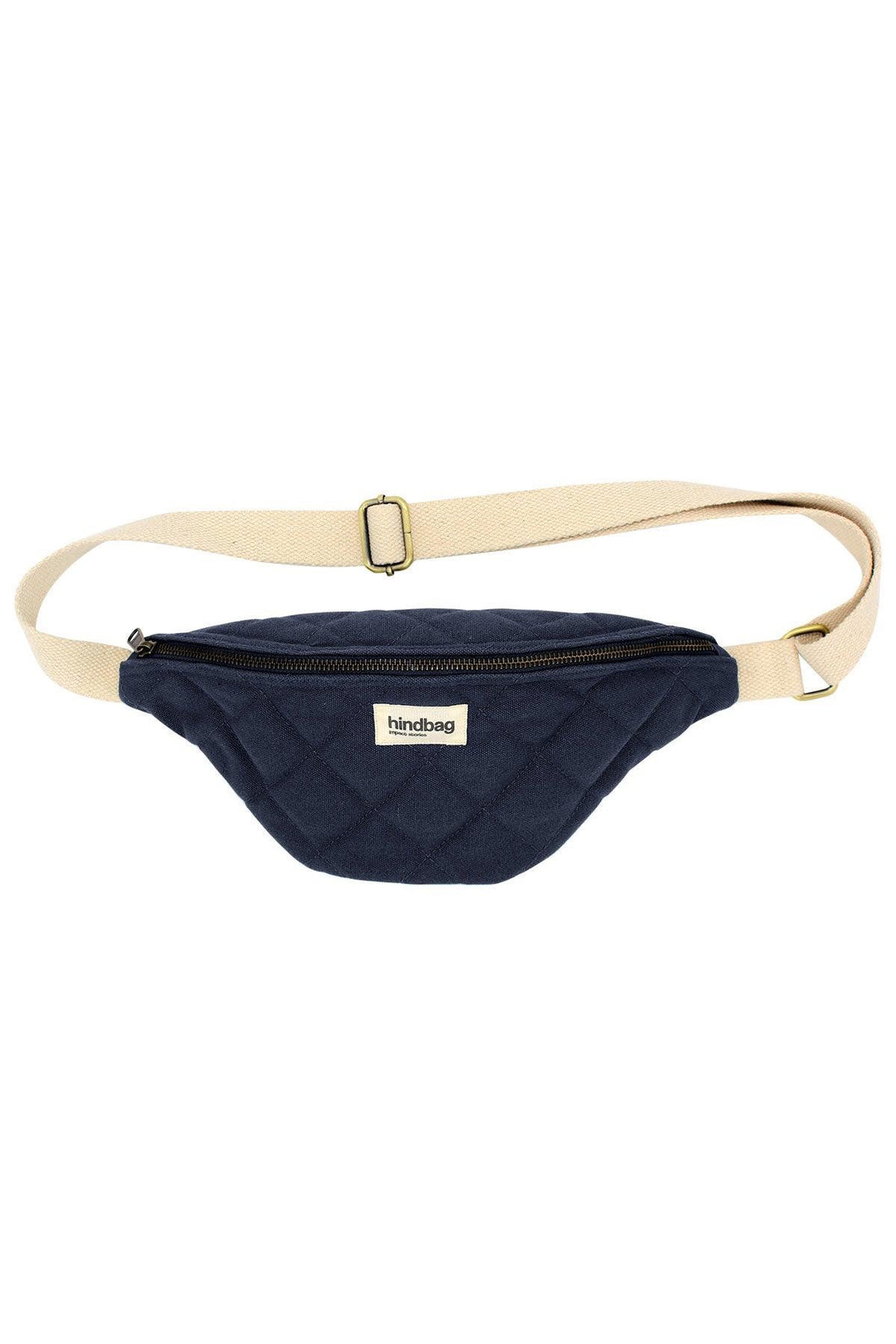 Crossbody bag Olivia gewatteerd - marine blauw