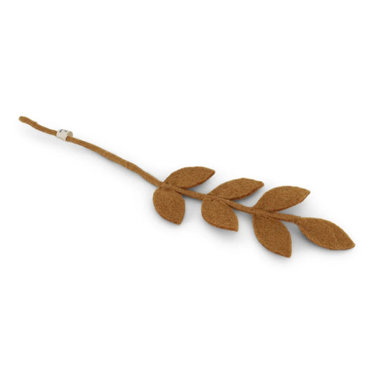 Branch with green leaves