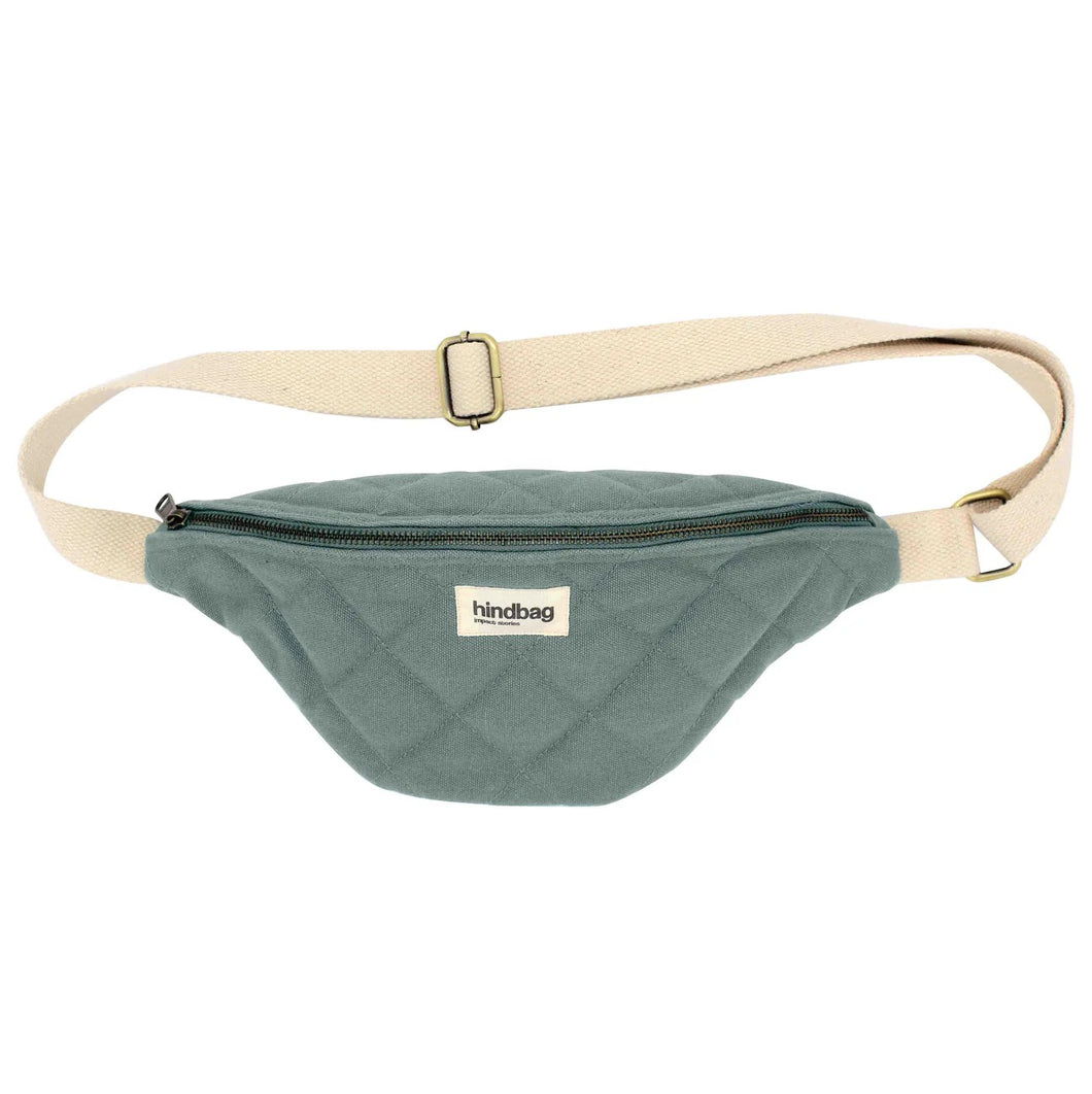 Crossbody bag Olivia gewatteerd - salie