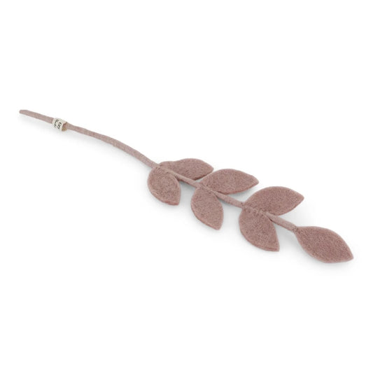 Branch with green leaves