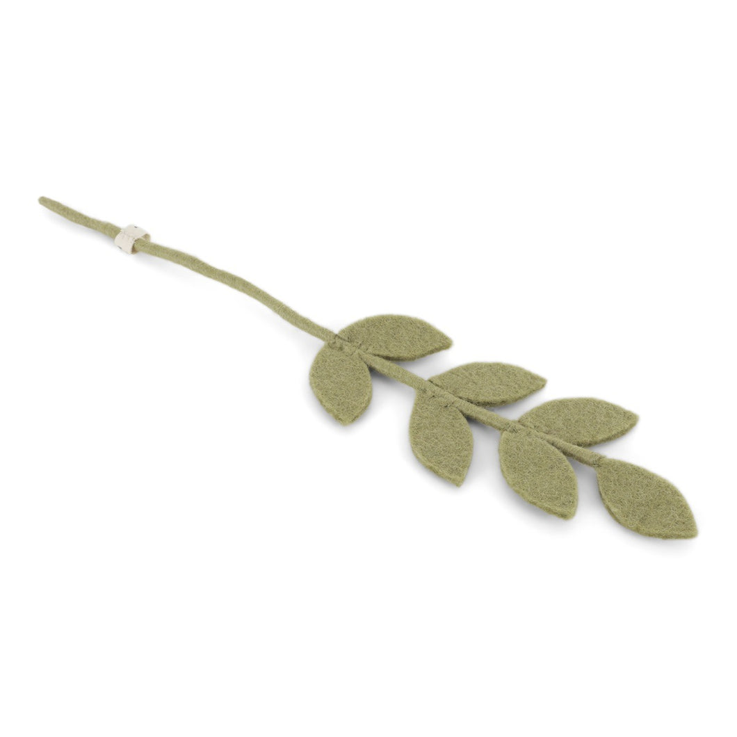 Tak met mintgroene blaadjes